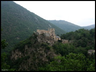 A castle overlooking our long descent to Axat.jpg