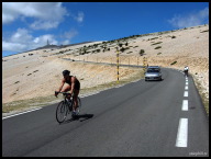 This triathlete or wrestler was the only rider that passed Rebecca on the way up.jpg