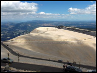 Looking down from the top. Ventoux looks snow-capped in mid-summer.jpg