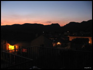 IMG_1671 Mountain silhouette from my B&B balcony in St Paul at the end of the day.jpg
