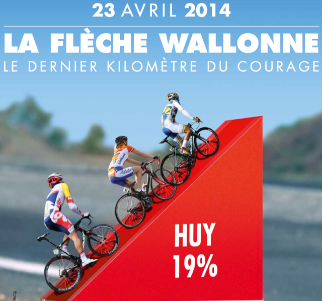 Photo: 2014 Fleche Wallonne Profile. (steephill.tv)