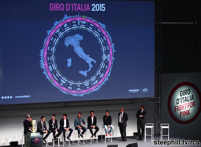 ... Italia 2015 route unveiled Giro d'Italia 2015 route: Reactions