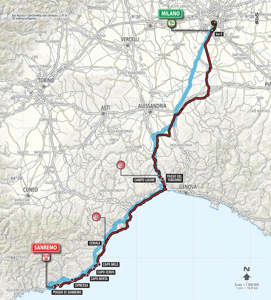 Thumbnail Credit (cycling.today): Milano SanRemo profile