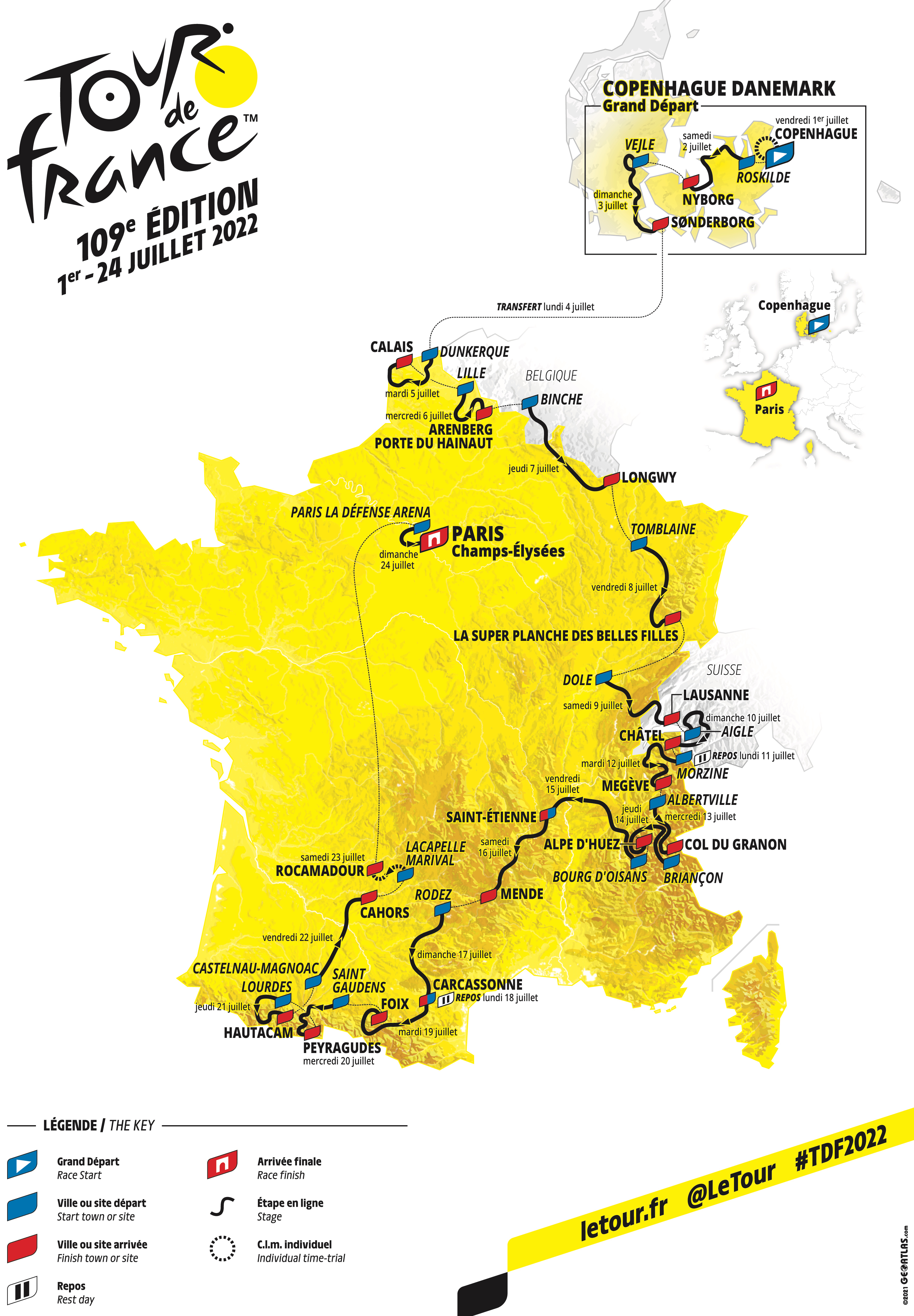 2022 Tour de France Live Video, Route, Photos, Results, Previews, TV, Startlist