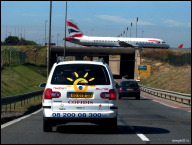We spotted a Cofidis team car before we even left the airport.jpg