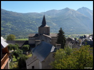 The St. Savin Abby in town square and the Hautacom across the valley, viewed from our hotel room.jpg