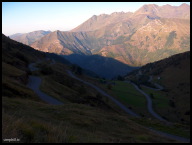 Looking down the Luz-Ardiden switchbacks made famous by the Tour de France.jpg